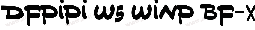 dfpipi w5 winp bf字体转换